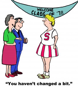 Class Reunion and Woman Has Not Changed